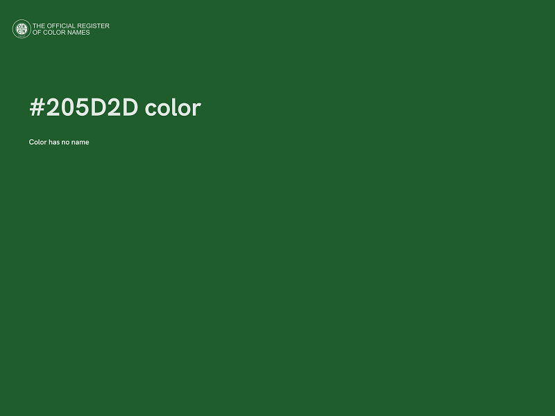 #205D2D color image