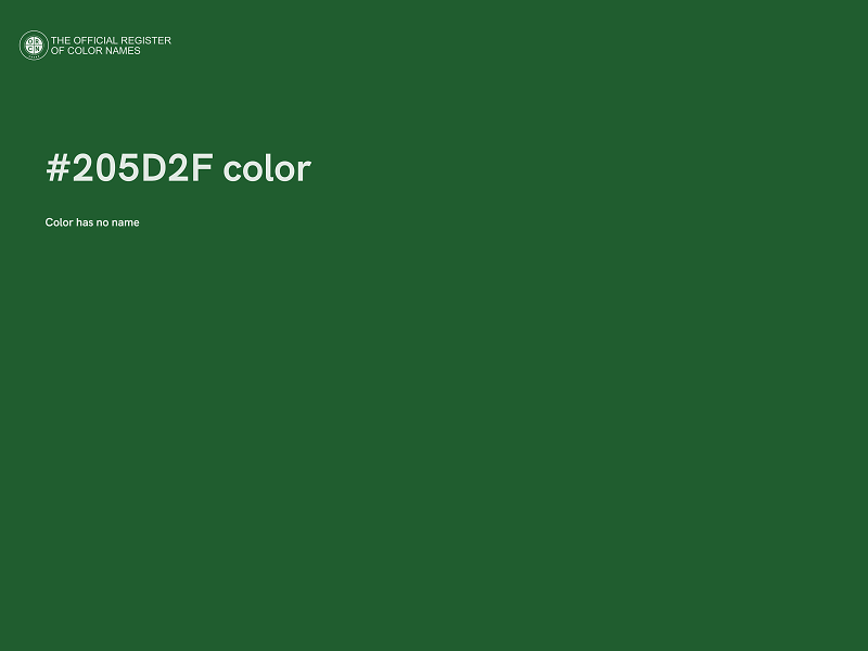 #205D2F color image