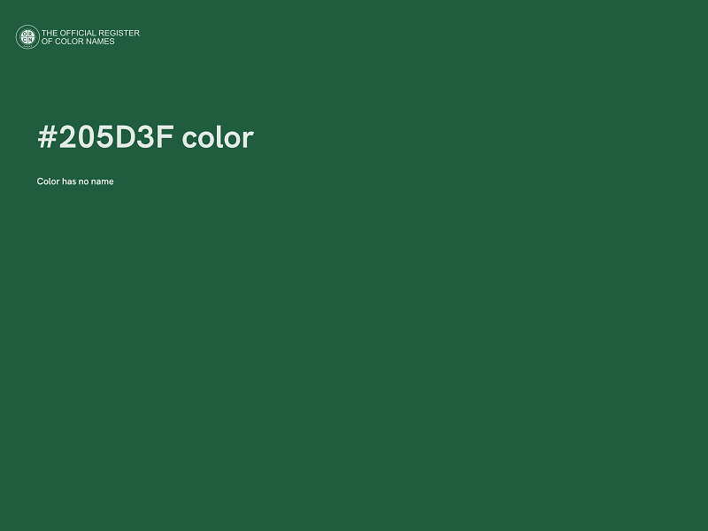 #205D3F color image