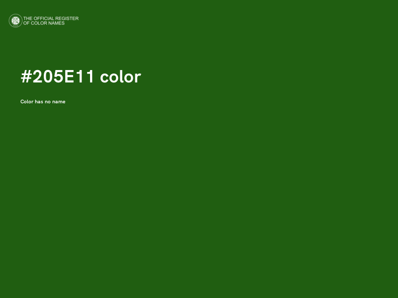 #205E11 color image