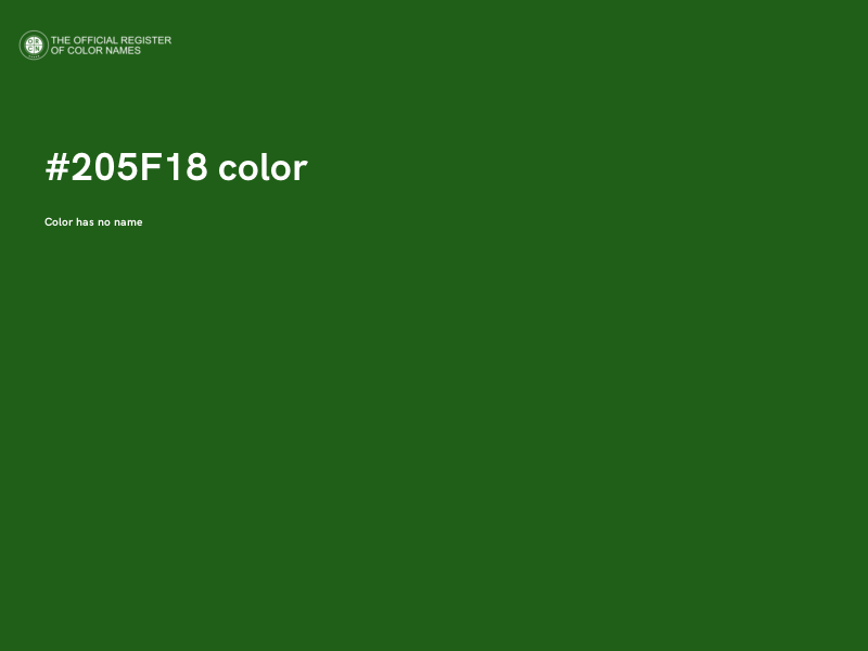 #205F18 color image