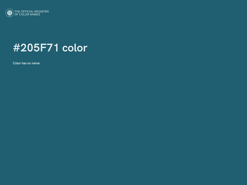 #205F71 color image
