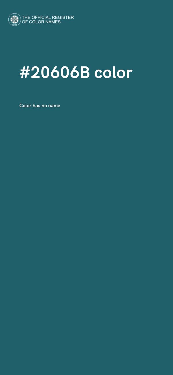 #20606B color image