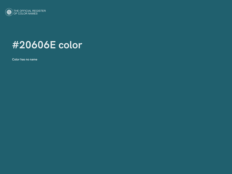 #20606E color image