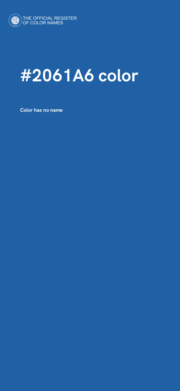 #2061A6 color image