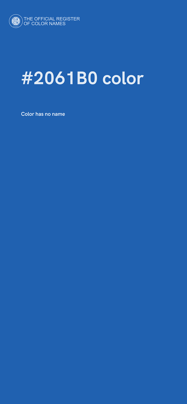 #2061B0 color image