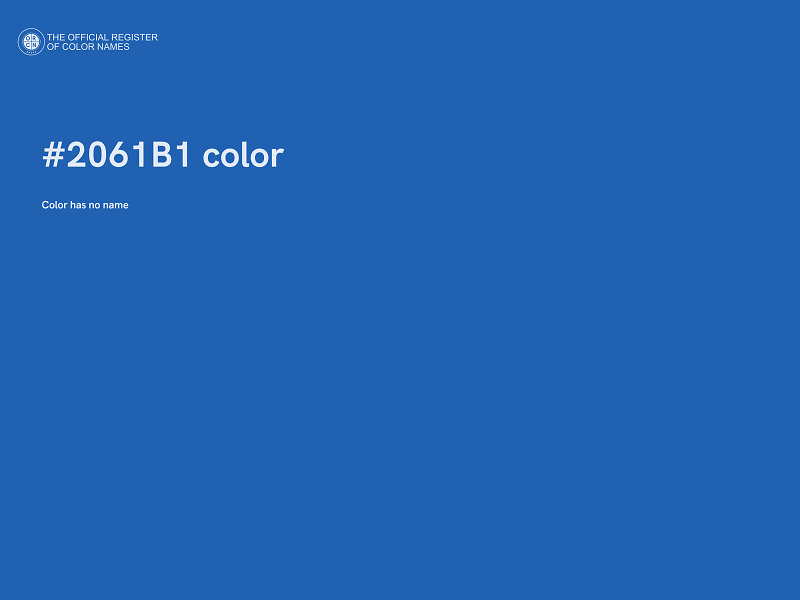 #2061B1 color image