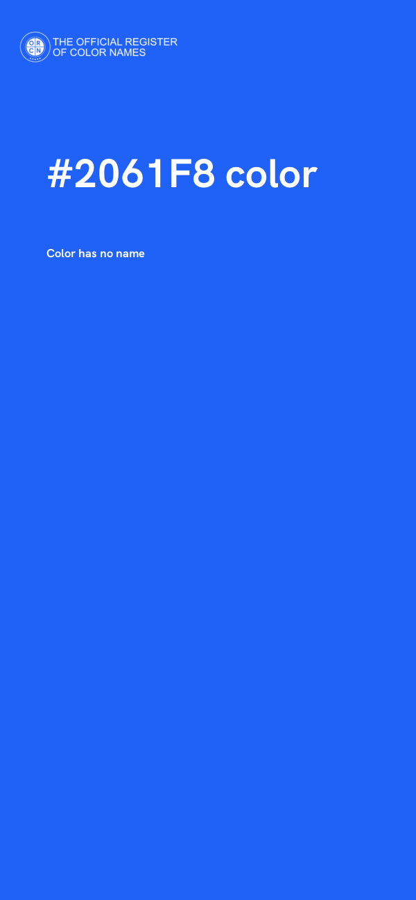 #2061F8 color image