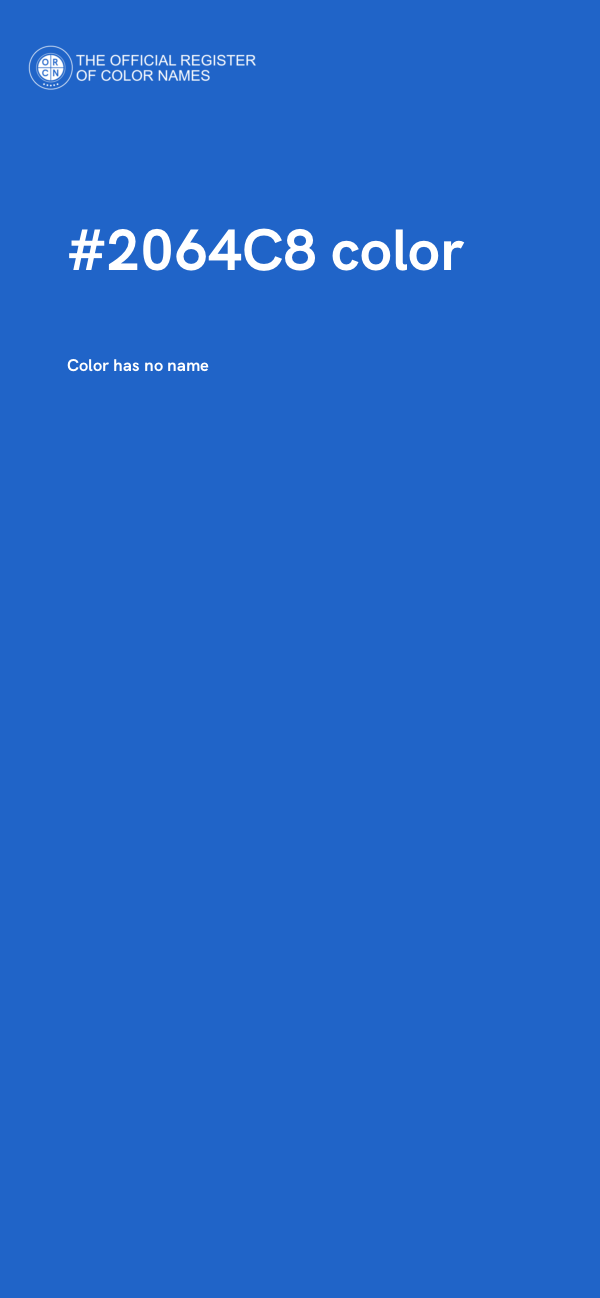 #2064C8 color image