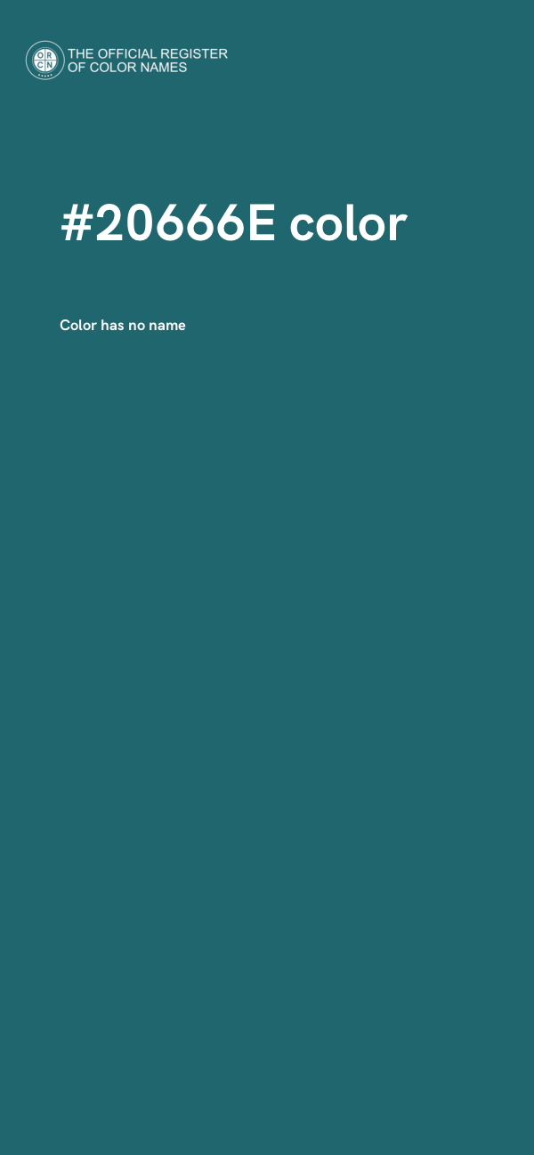 #20666E color image