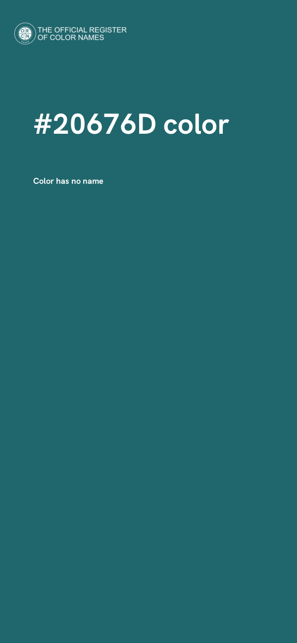 #20676D color image