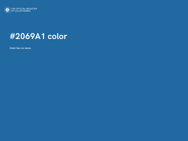 #2069A1 color image