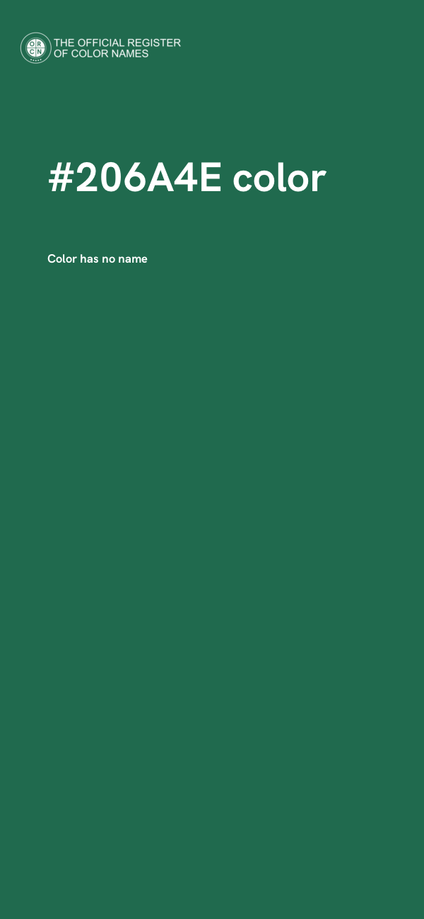 #206A4E color image