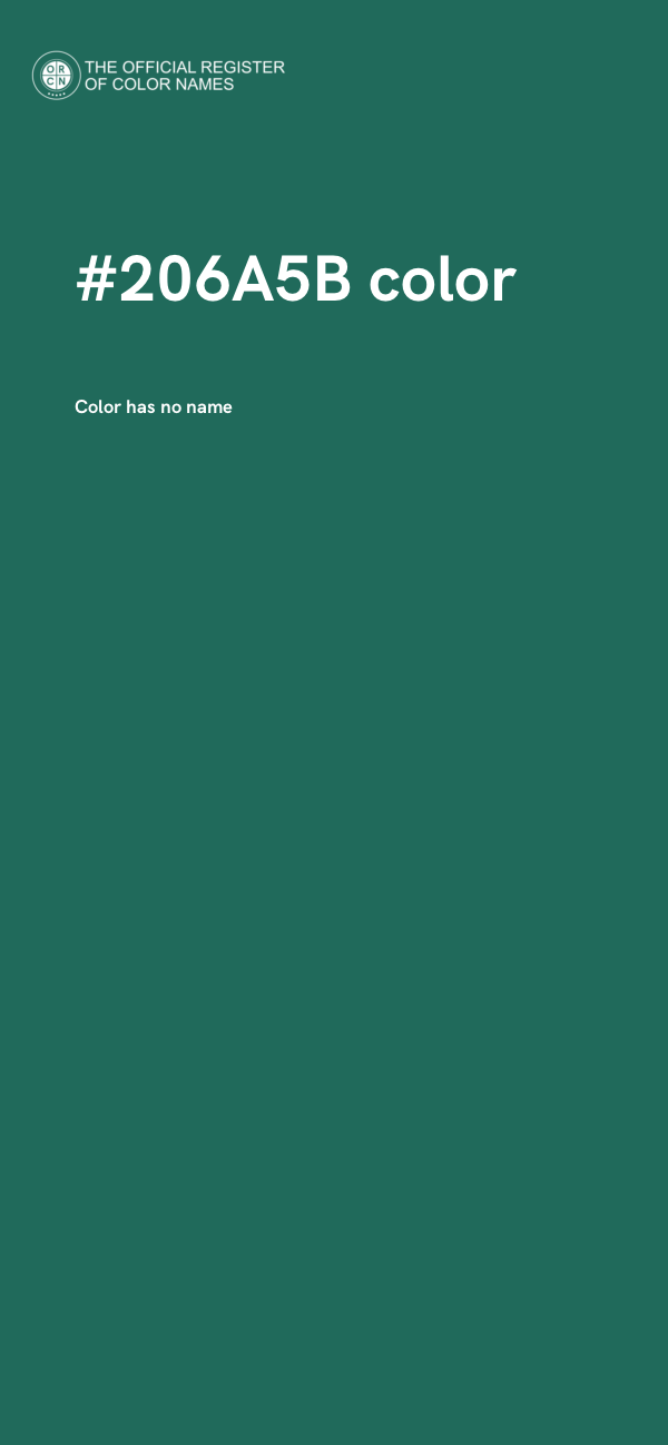 #206A5B color image