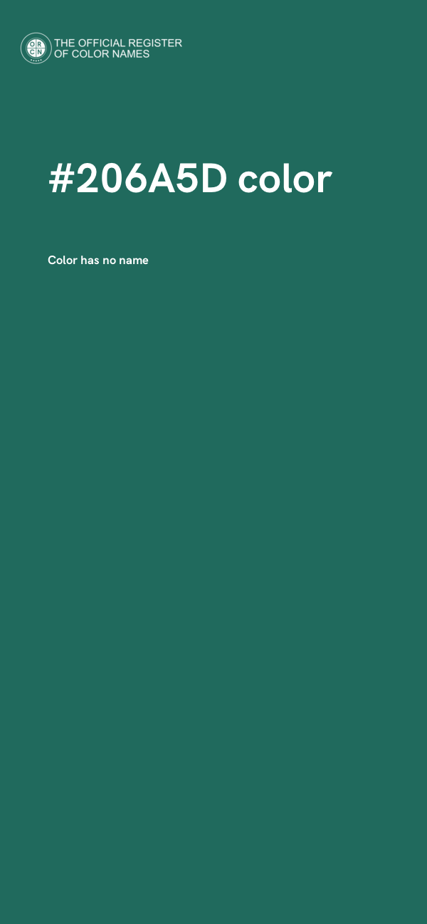 #206A5D color image