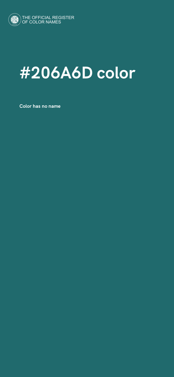 #206A6D color image