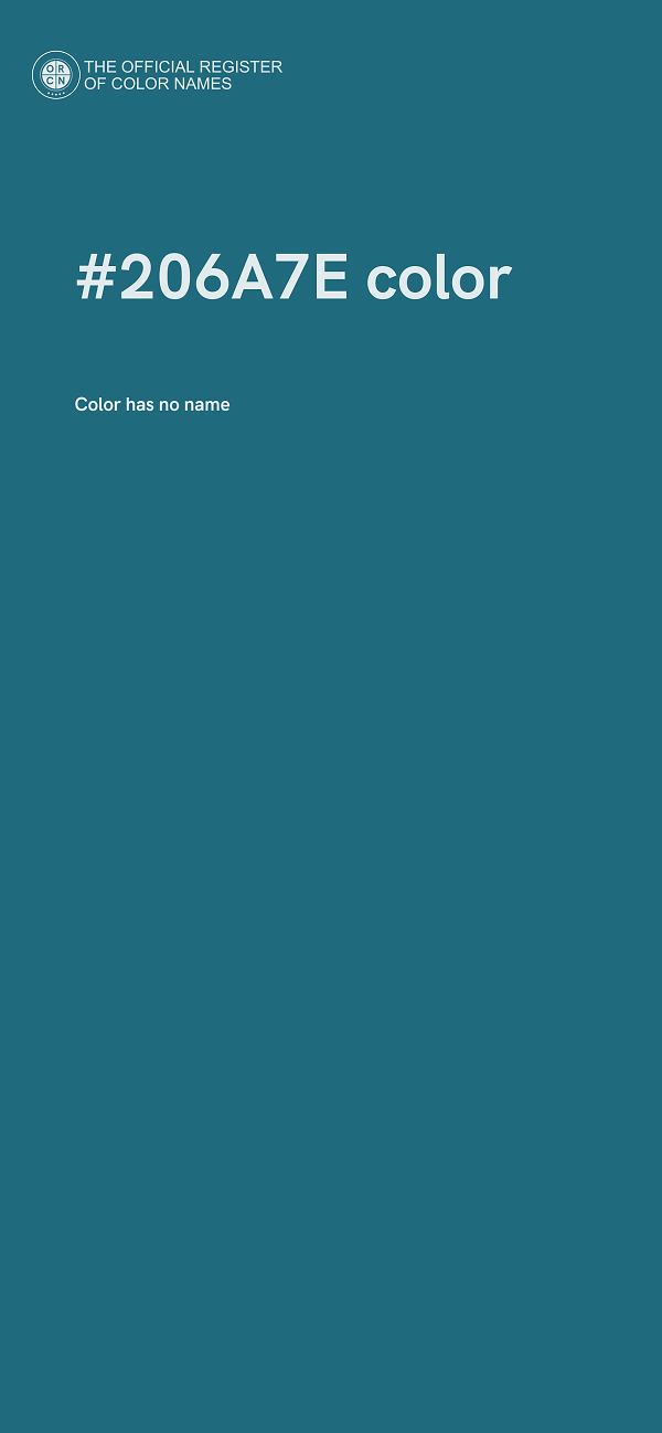 #206A7E color image