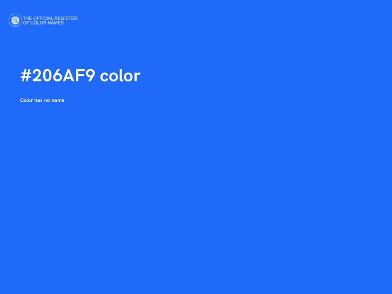 #206AF9 color image