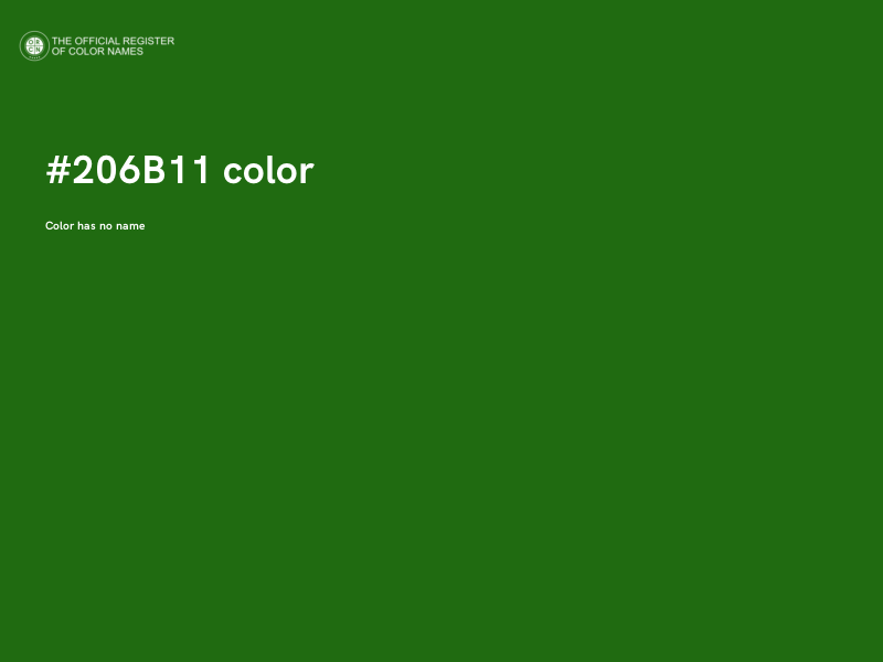 #206B11 color image