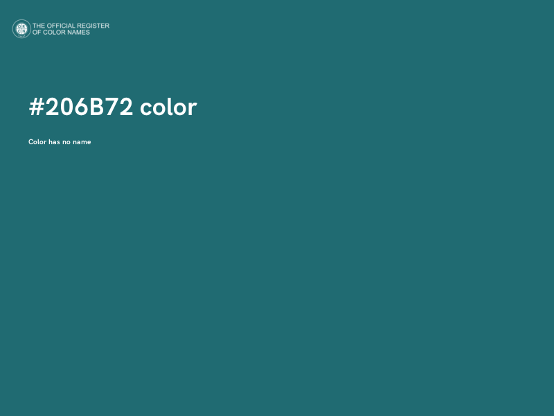 #206B72 color image