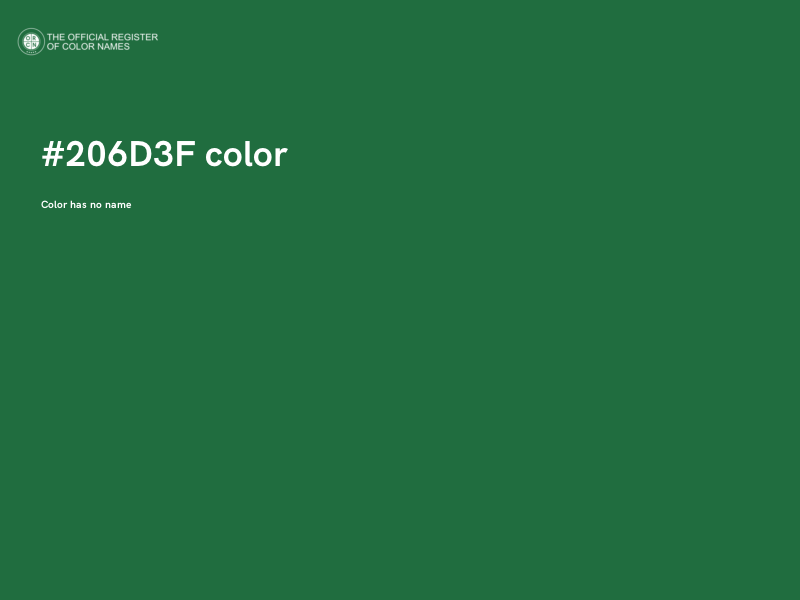 #206D3F color image