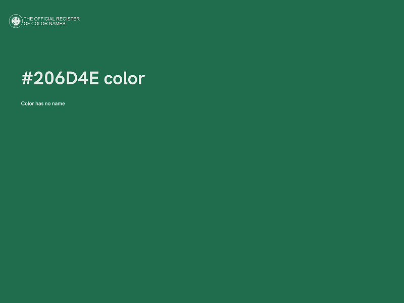 #206D4E color image