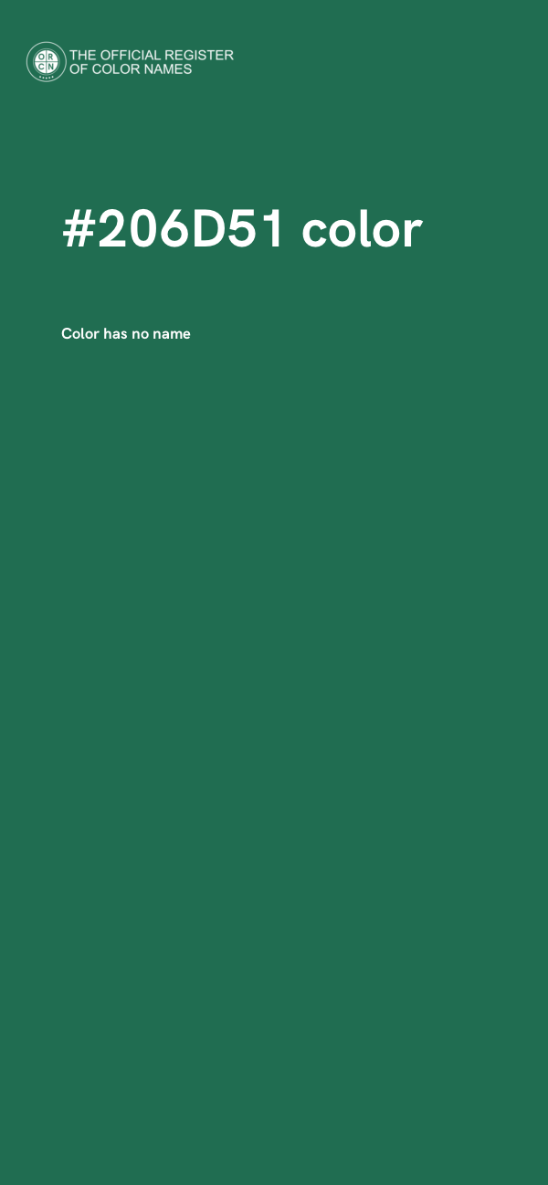 #206D51 color image