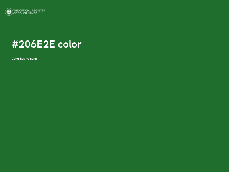 #206E2E color image