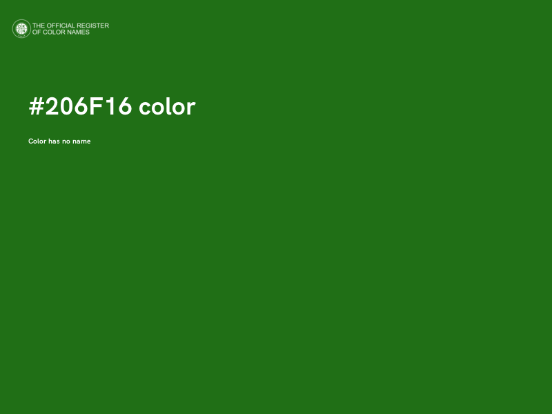 #206F16 color image
