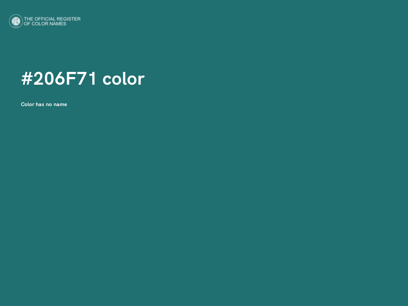 #206F71 color image