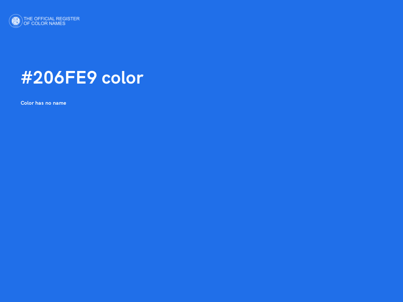 #206FE9 color image