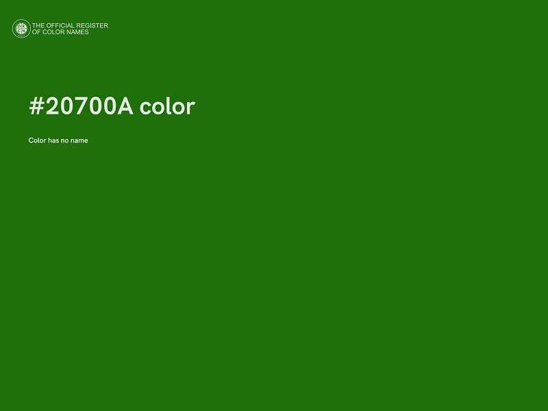 #20700A color image