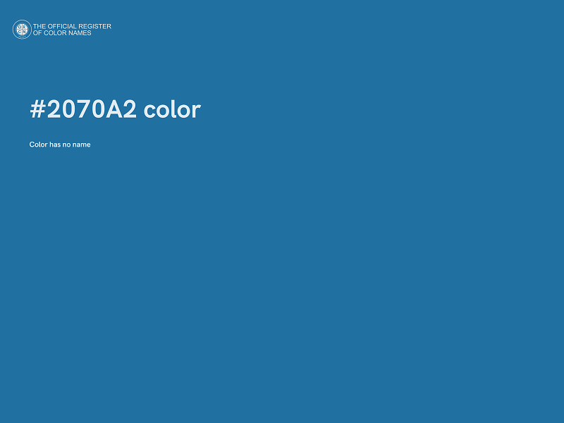 #2070A2 color image