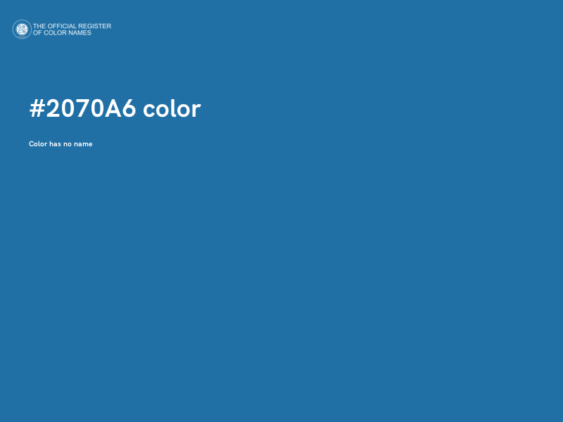 #2070A6 color image