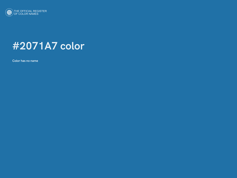 #2071A7 color image