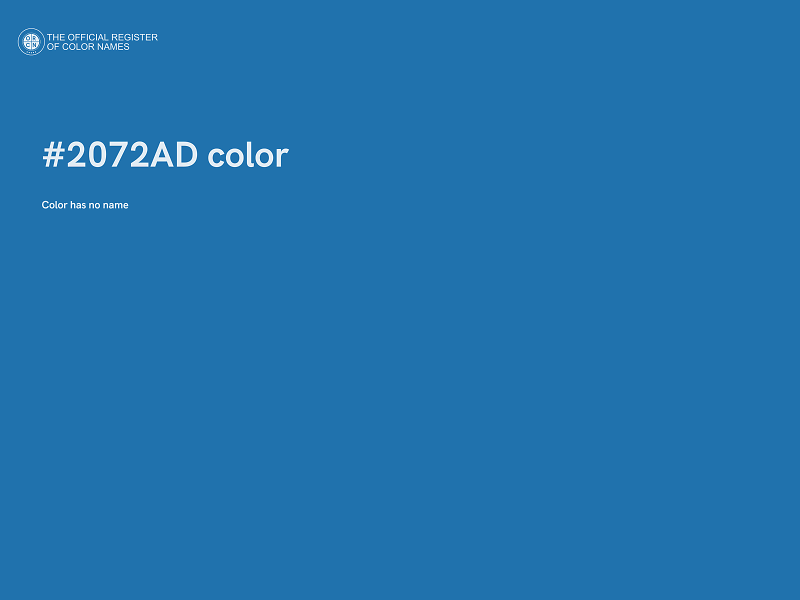 #2072AD color image