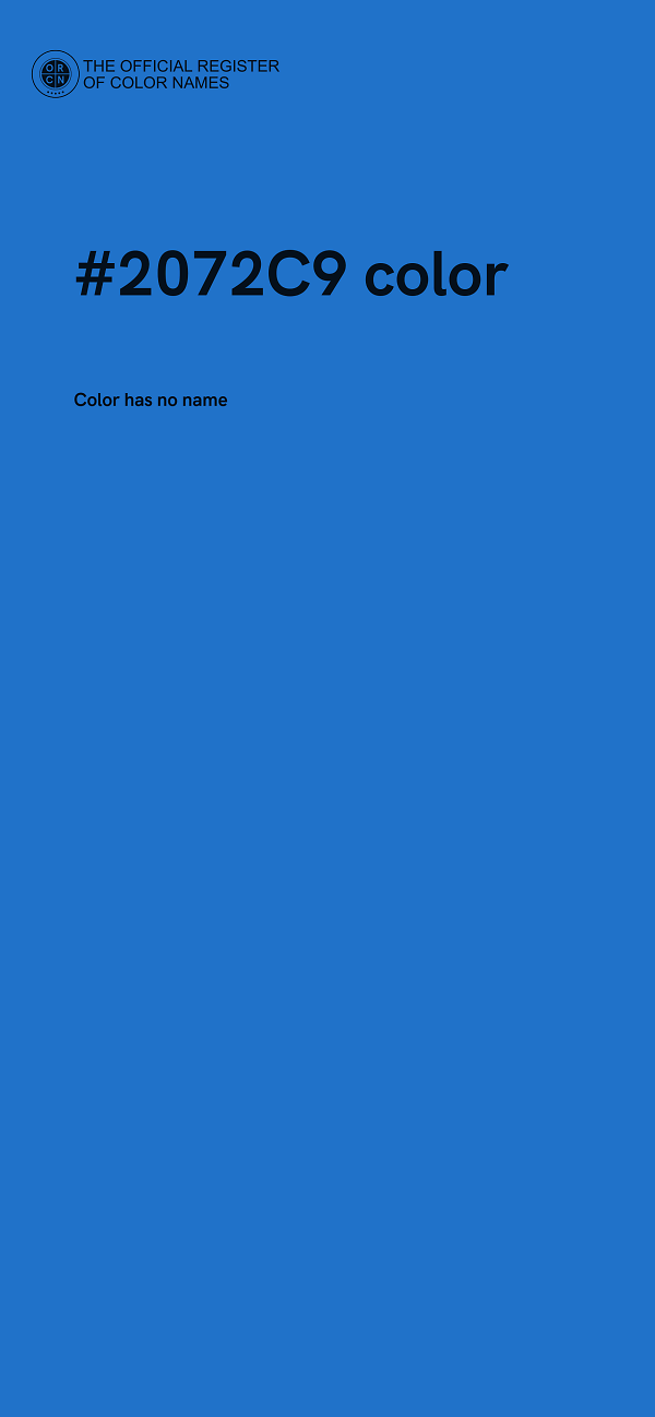 #2072C9 color image