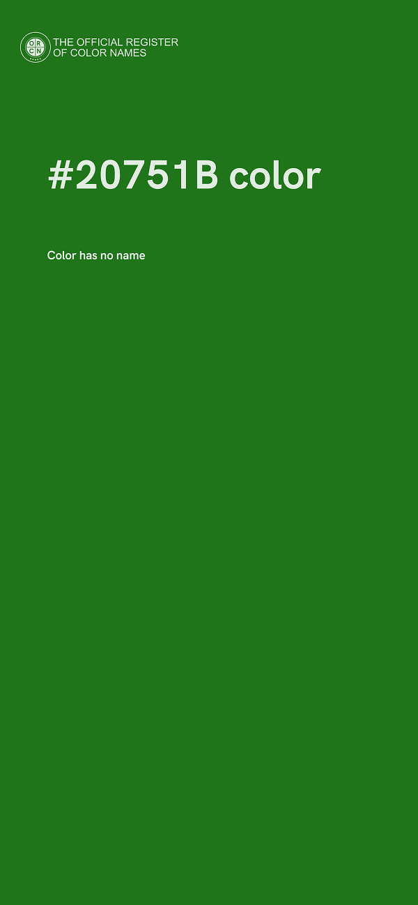 #20751B color image