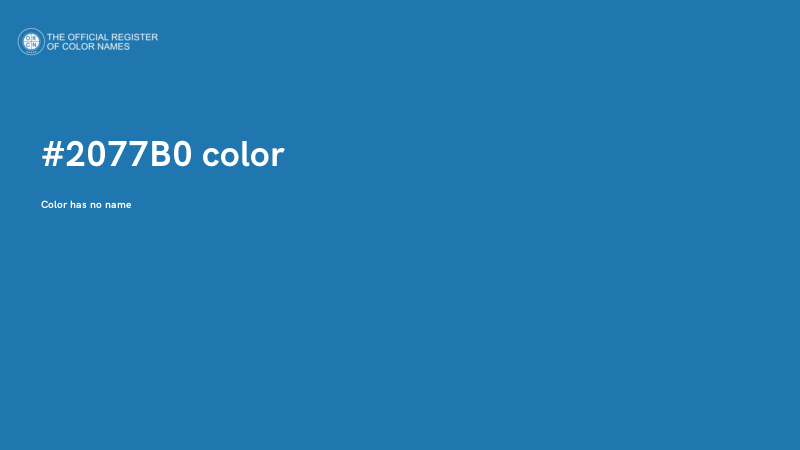 #2077B0 color image