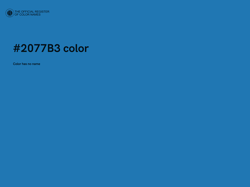 #2077B3 color image
