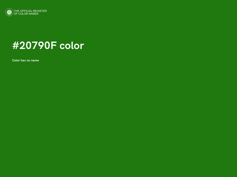 #20790F color image