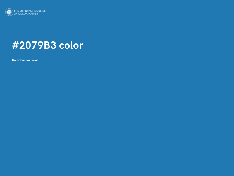 #2079B3 color image
