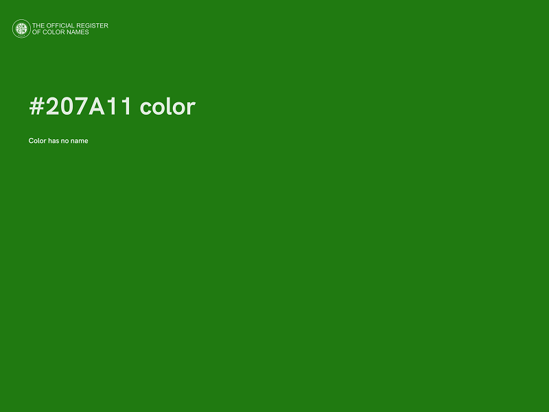 #207A11 color image