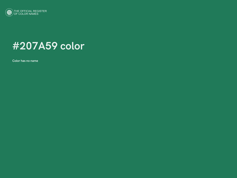 #207A59 color image