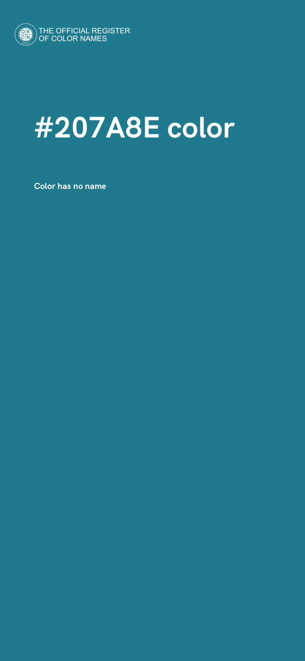 #207A8E color image