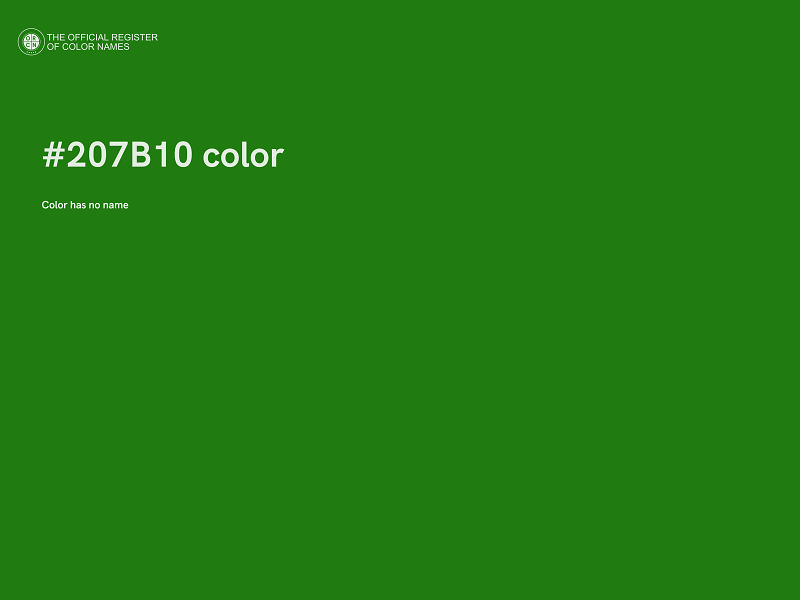 #207B10 color image