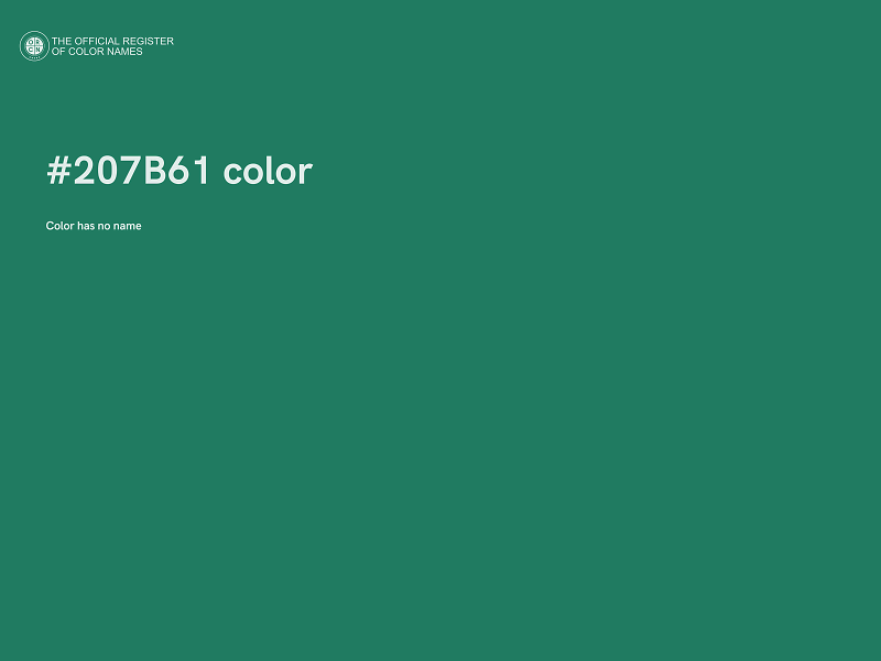 #207B61 color image