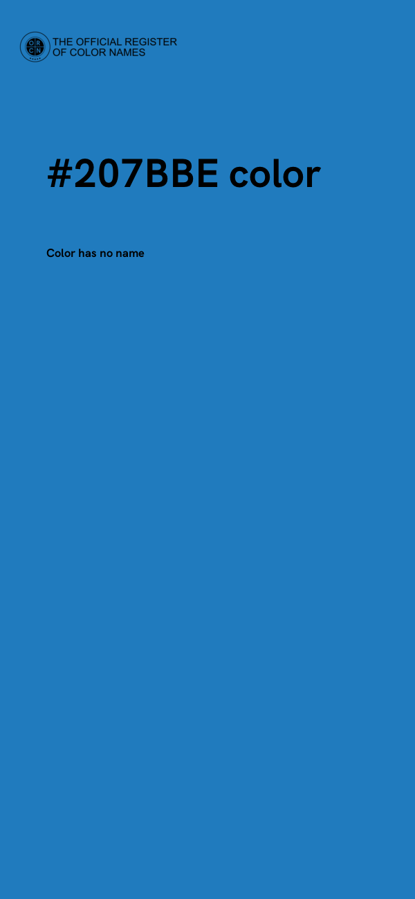#207BBE color image