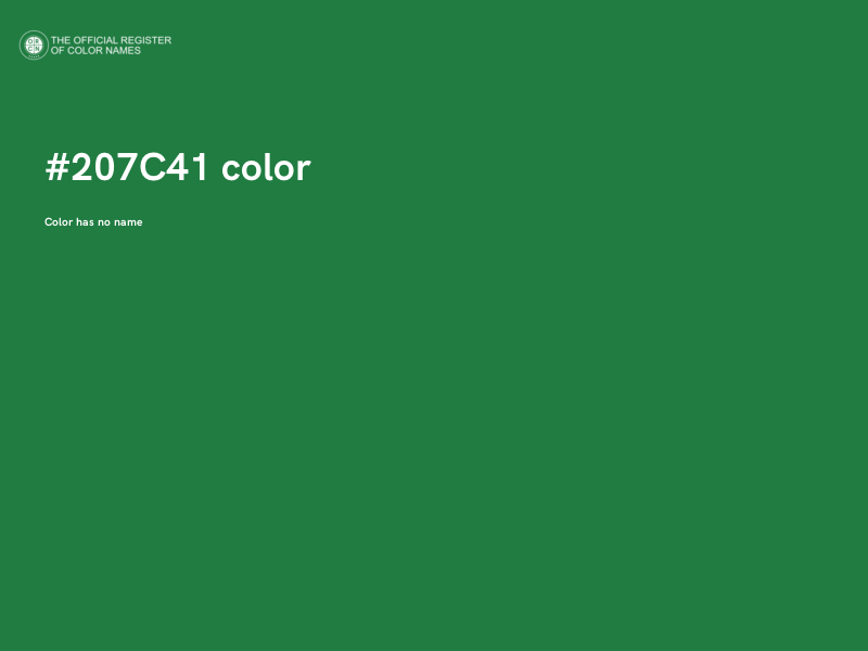 #207C41 color image
