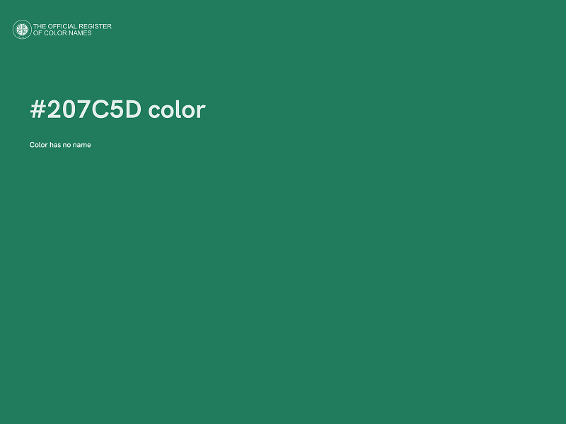 #207C5D color image